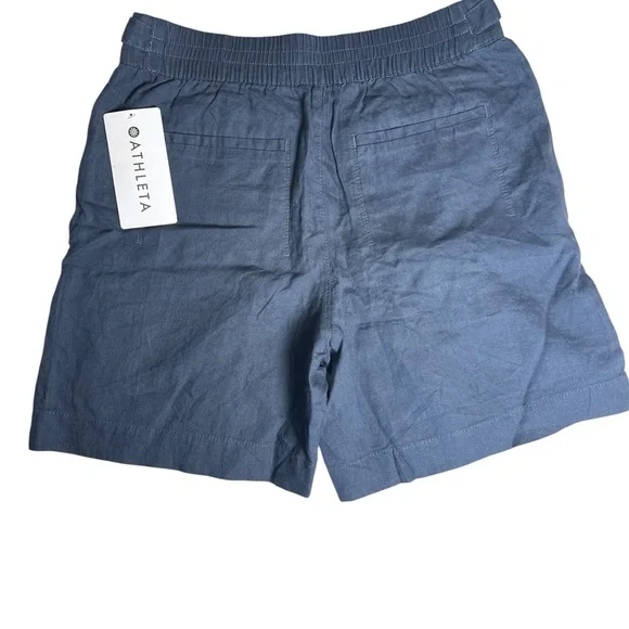 Athleta Voyager Linen Short Size 8 NWT - Picture 2 of 4
